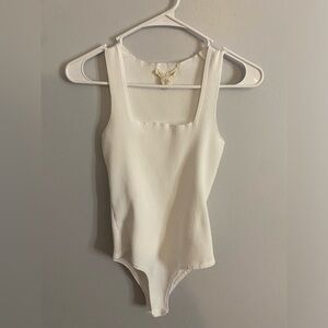 Square neck body suit